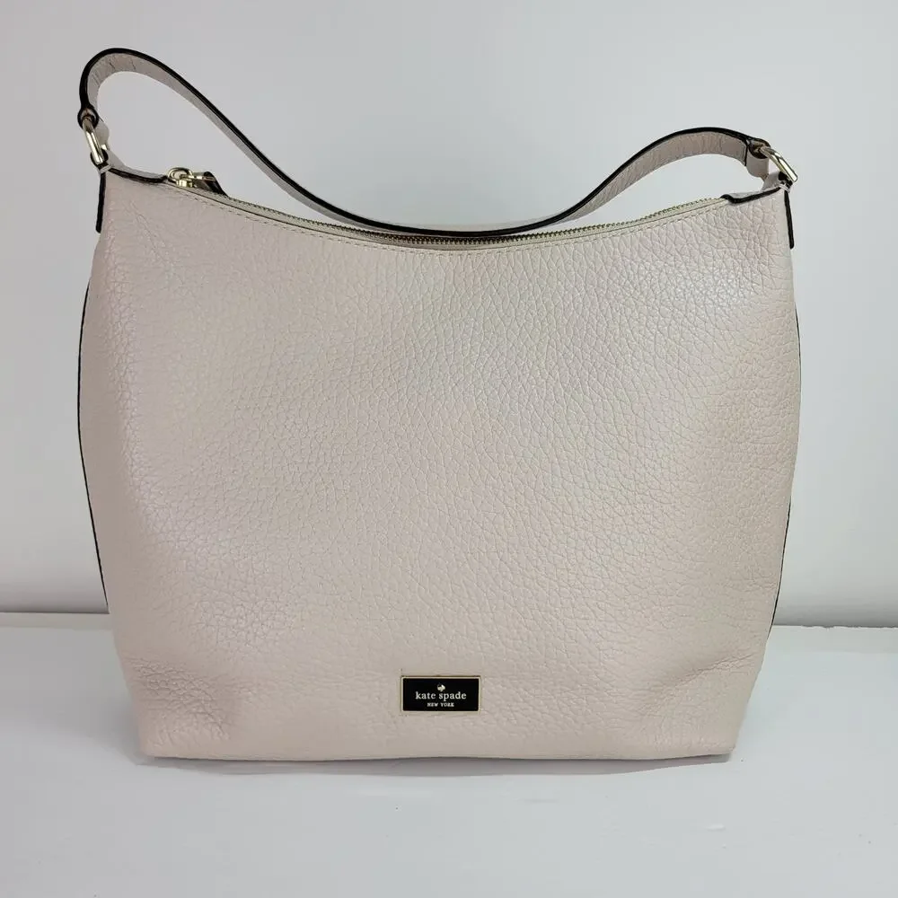 Kate Spade Prospect Place Kiai Hobo Bag Purse Crisp Linen - No Shoulder Strap